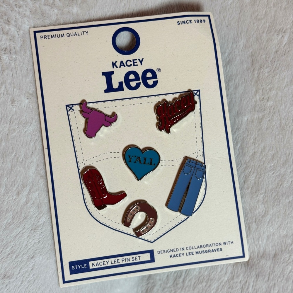 Kacey Lee Country Western 6-Piece Pin Set Kacey Musgraves + Lee Jeans - 2026